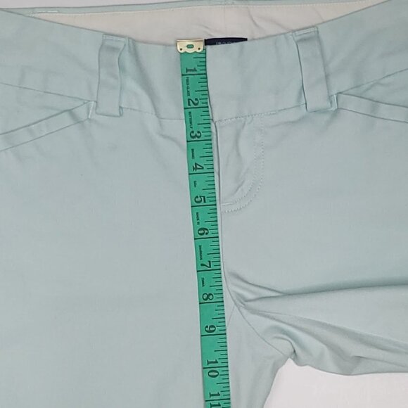 Gap Soft Girl Ice Blue Wide Leg Mid Rise Cotton Trousers Women's Size 2 - Picture 10 of 13